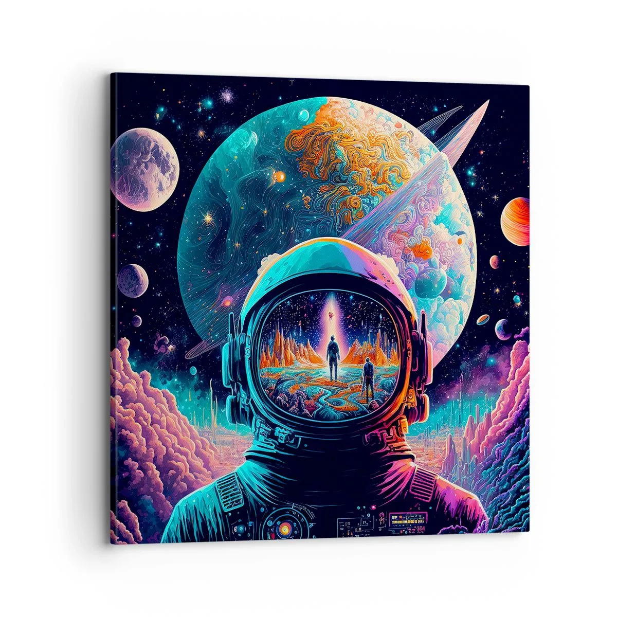 Canvastavla - Bild på duk - Filosofer har aldrig drömt - 70x70 cm