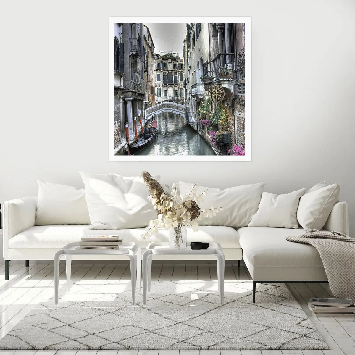 Affisch - Tyst begrundan sedan några sekel - 60x60 cm