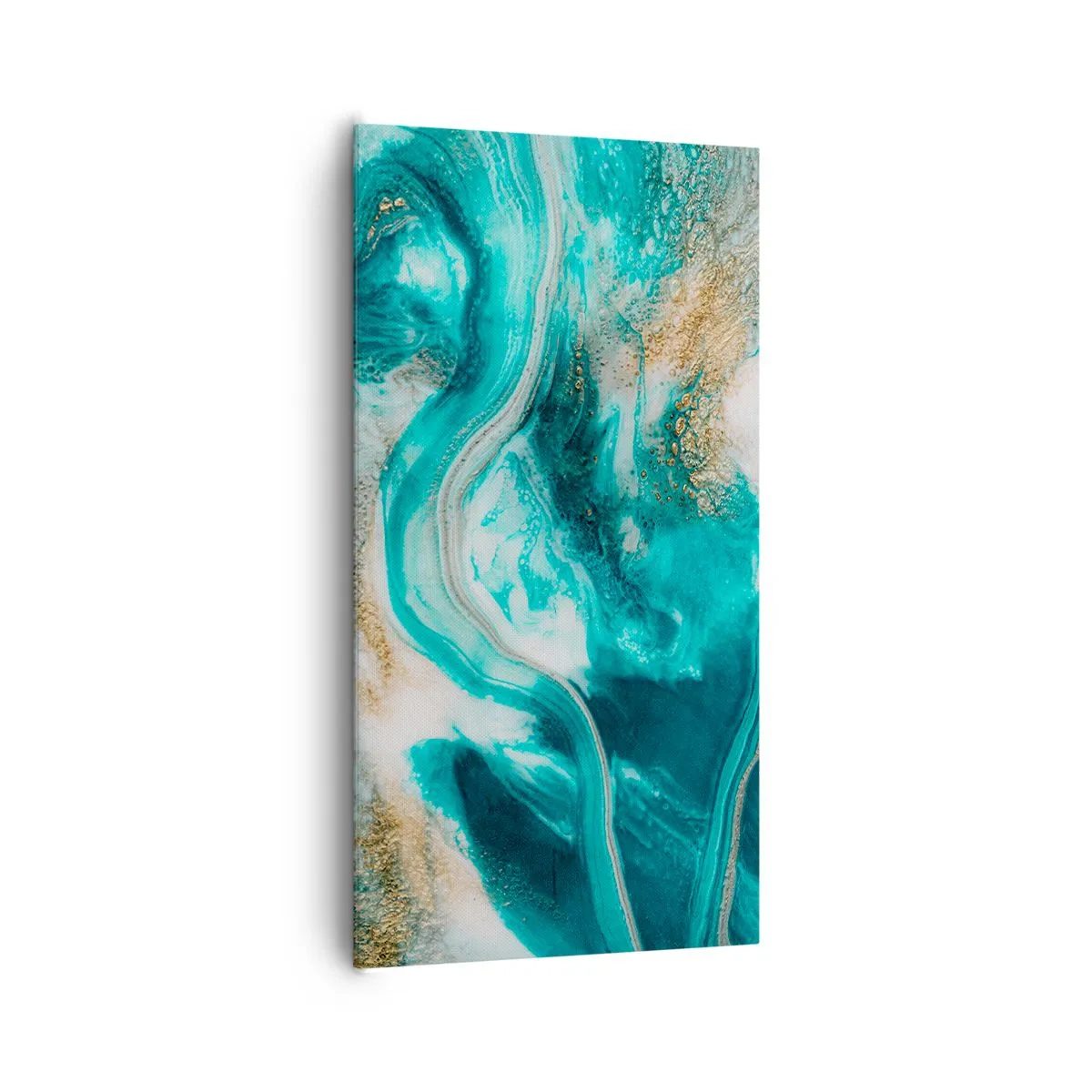 Canvastavla - Bild på duk - Guldflod - 65x120 cm