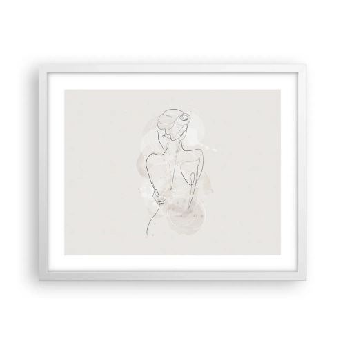 Affisch i vit ram - Som ett känsligt instrument - 50x40 cm