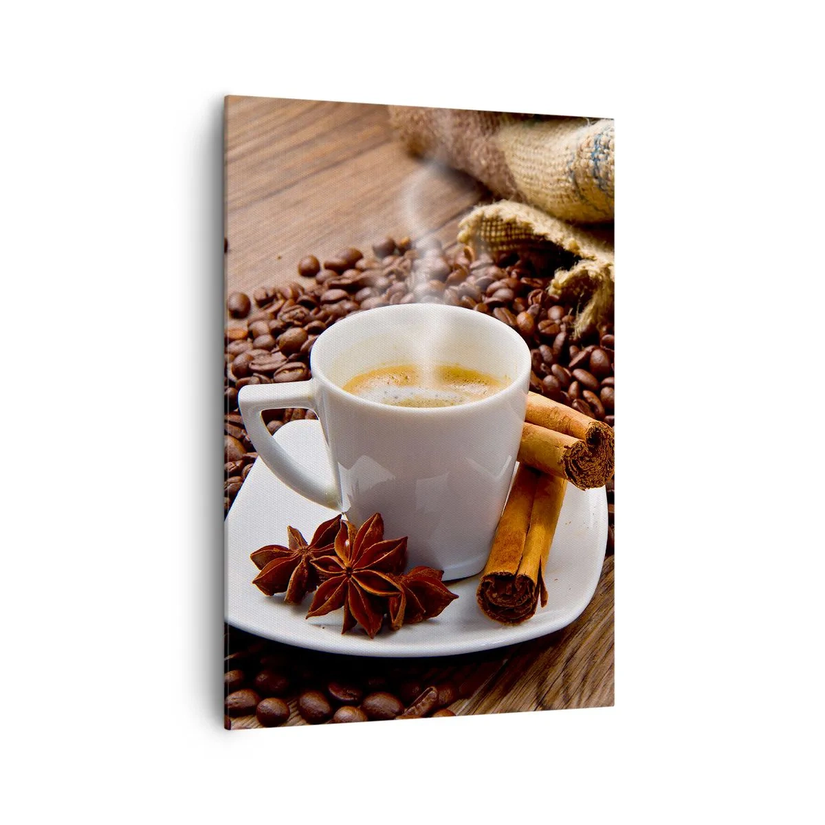 Canvastavla - Bild på duk - Rotsmak och -arom - 70x100 cm