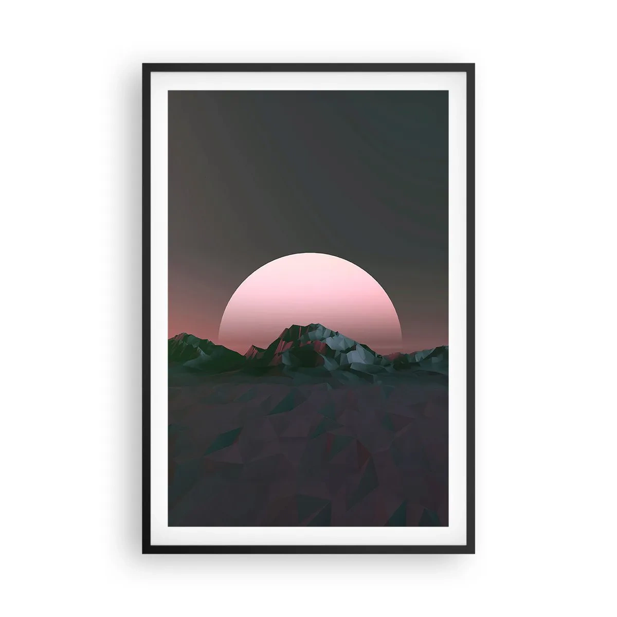 Affisch i svart ram - I den granliggande galaxen - 61x91 cm