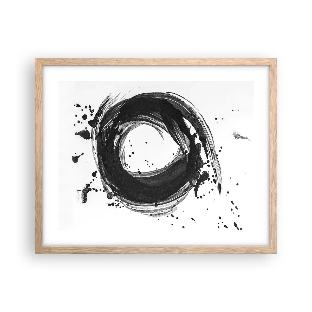 Affisch i ram av ljusek - Skapandets virvel - 50x40 cm