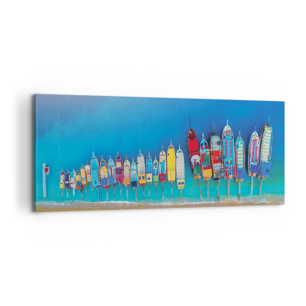 Canvastavla - Bild på duk - Ur fågelperspektivet - 100x40 cm