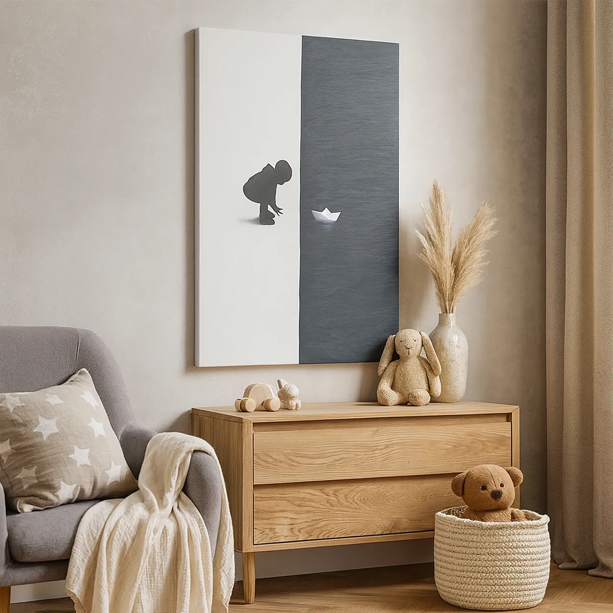 Canvastavla - Bild på duk - En stor expedition - 50x70 cm