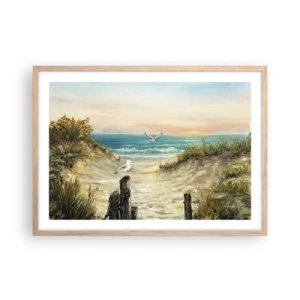 Affisch i ram av ljusek - Vindstilla - 70x50 cm