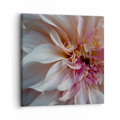 Canvastavla - Bild på duk - Blommande friskhet - 30x30 cm