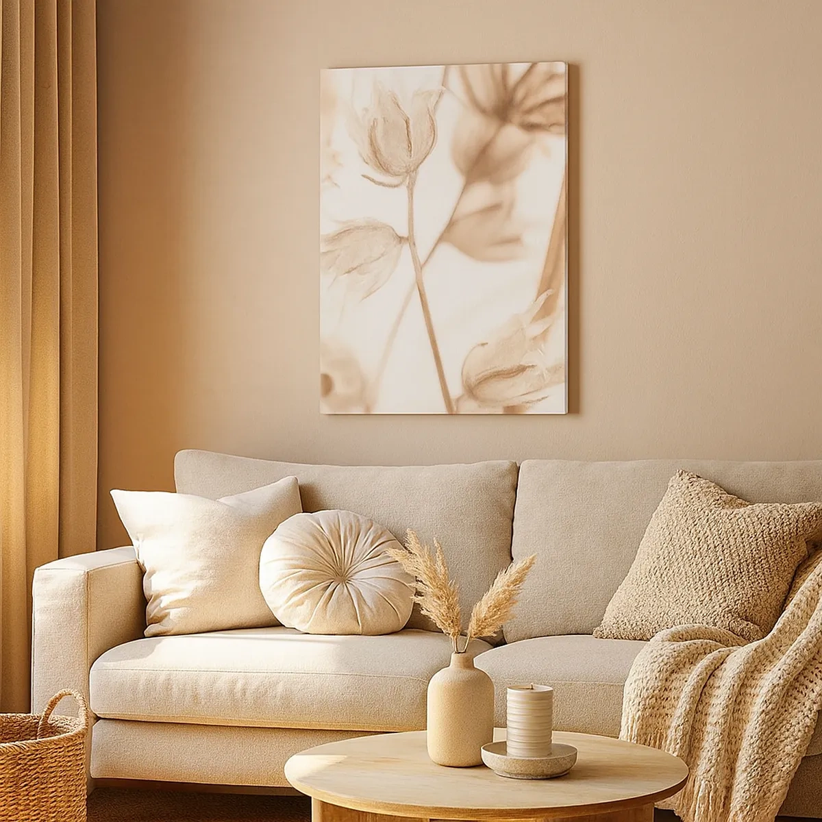 Canvastavla - Bild på duk - De kallar för slutet av sommaren - 50x70 cm