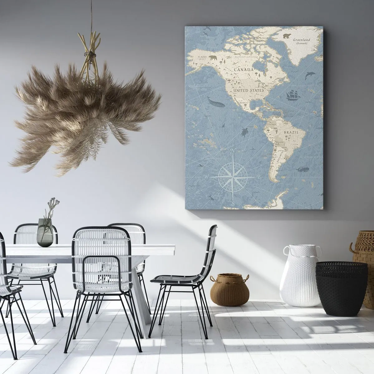 Canvastavla - Bild på duk - En värld inom räckhåll - 50x70 cm