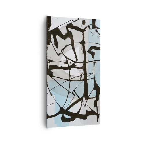 Canvastavla - Bild på duk - Blått trots allt - 65x120 cm