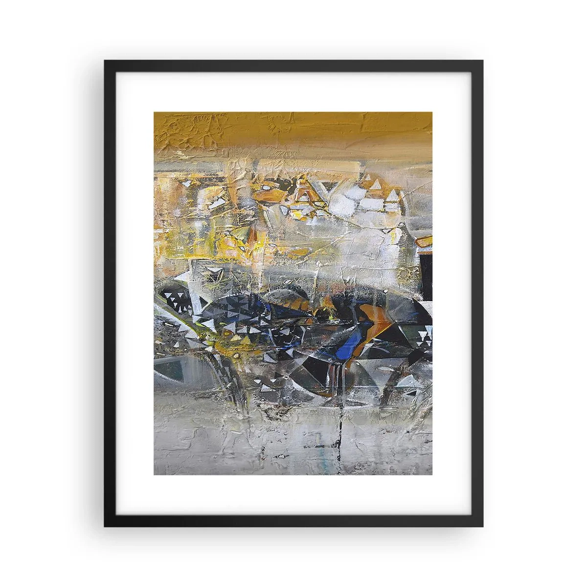 Affisch i svart ram - Allt blir bra - 40x50 cm