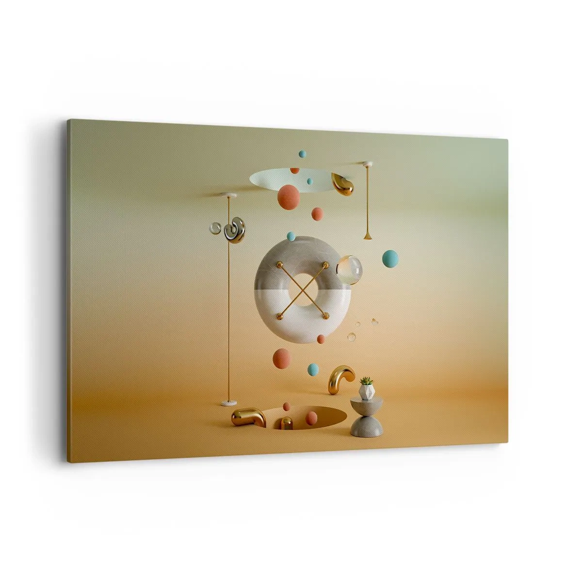 Canvastavla - Bild på duk - Vad som helst kan hända - 120x80 cm