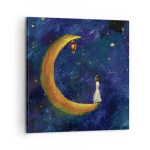 Canvastavla - Bild på duk - Världens skrik - 60x60 cm