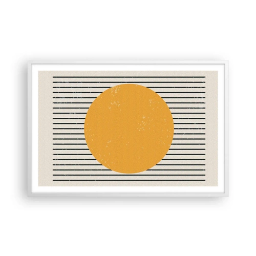 Affisch i vit ram - Enkelhetens kraft - 91x61 cm