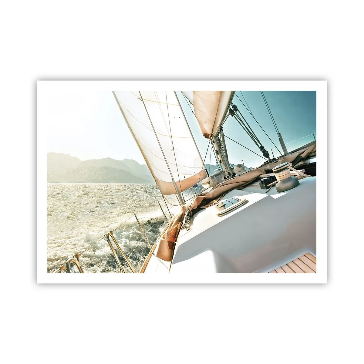 Affisch - Under full segel - 100x70 cm