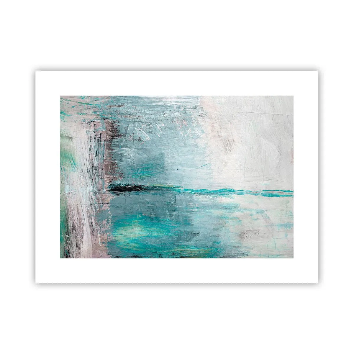 Affisch - Horisontellt i blått - 40x30 cm
