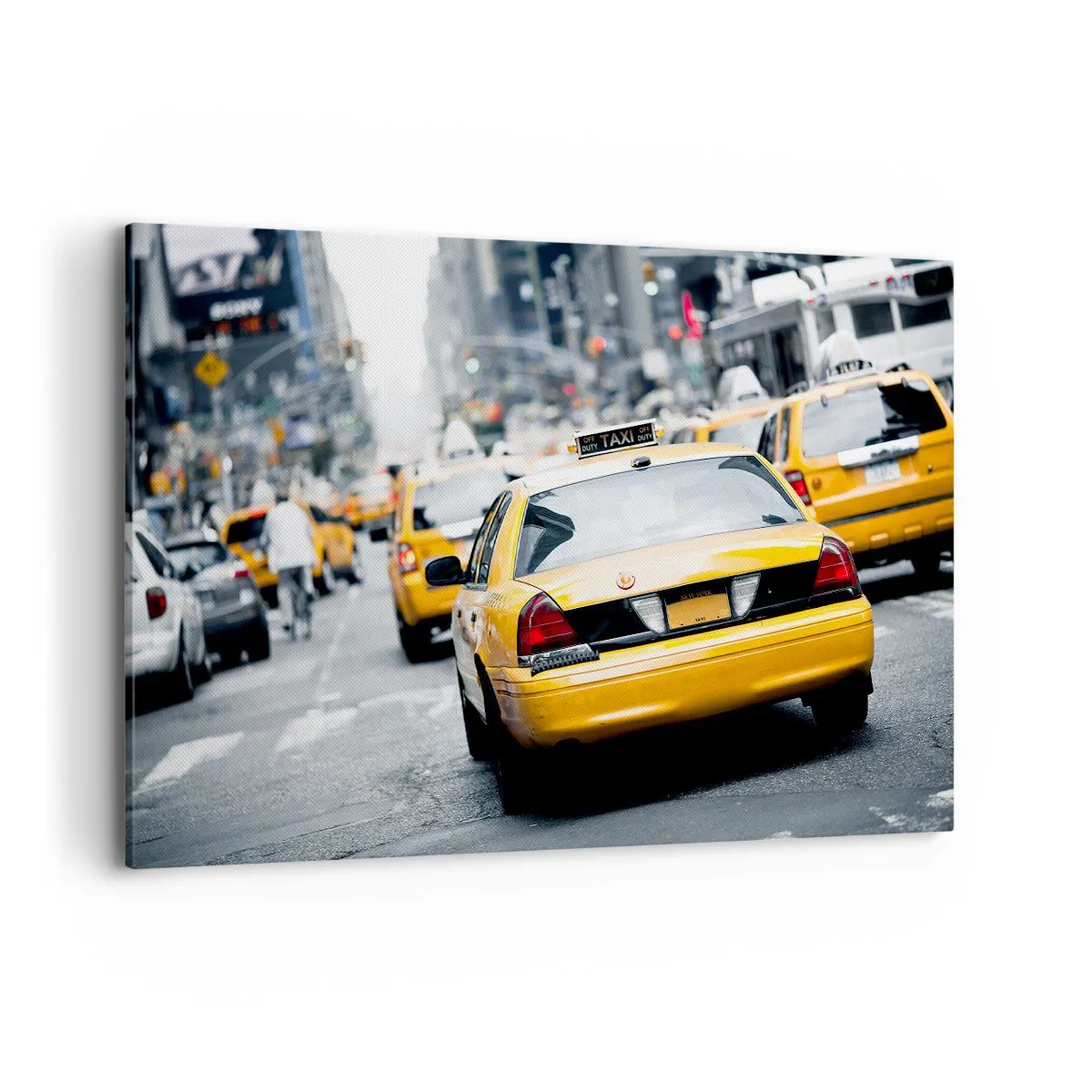 Canvastavla - Bild på duk - Endast i denna stad - 120x80 cm