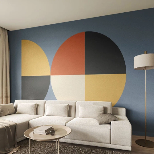 Fototapet Premium Sand - Titta och räkna - Abstraktion, Grafik, Modern konst - 250x175 cm