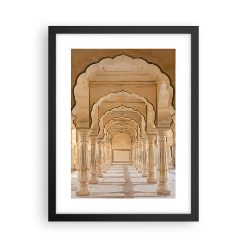 Affisch i svart ram - I maharajas palats - 30x40 cm