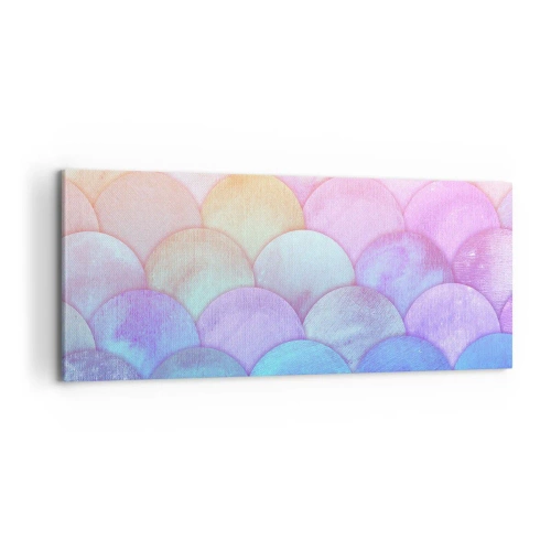 Canvastavla - Bild på duk - Pärlskal - 100x40 cm