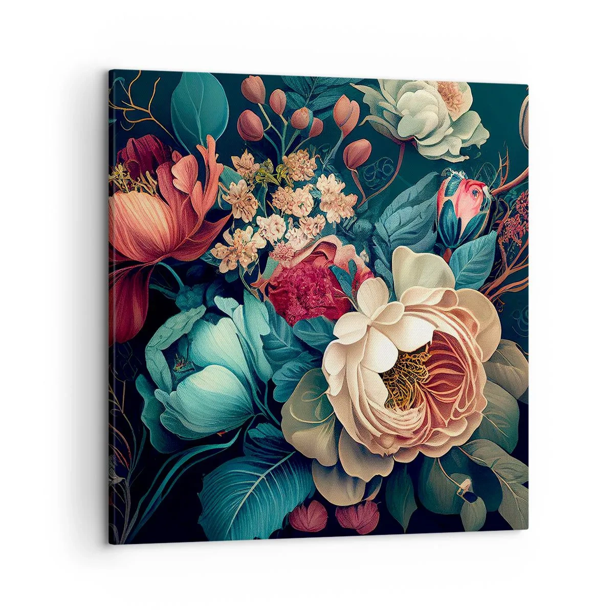 Canvastavla - Bild på duk - Charm från 1800-talet - 50x50 cm