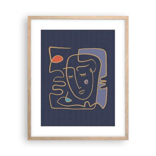 Affisch i ram av ljusek - I drömmarnas värld - 40x50 cm