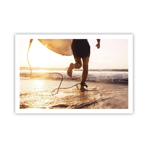 Affisch - Möta vågorna - 91x61 cm