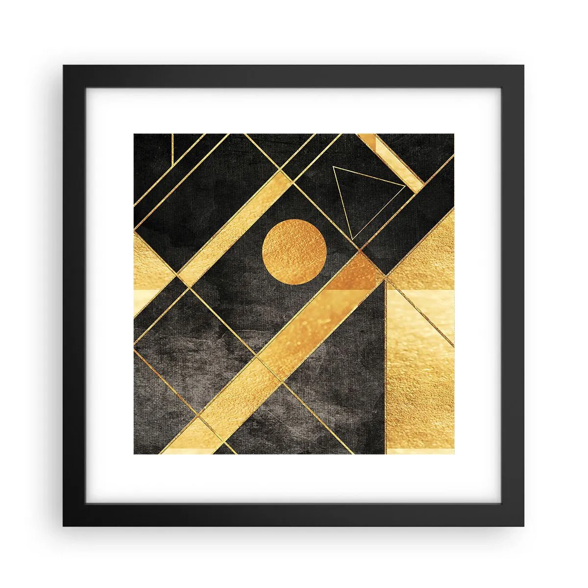 Affisch i svart ram - Öknens sol - 30x30 cm