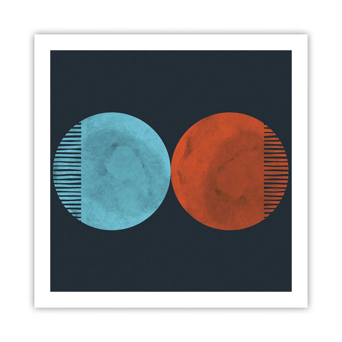 Affisch - Endast geometri? - 60x60 cm