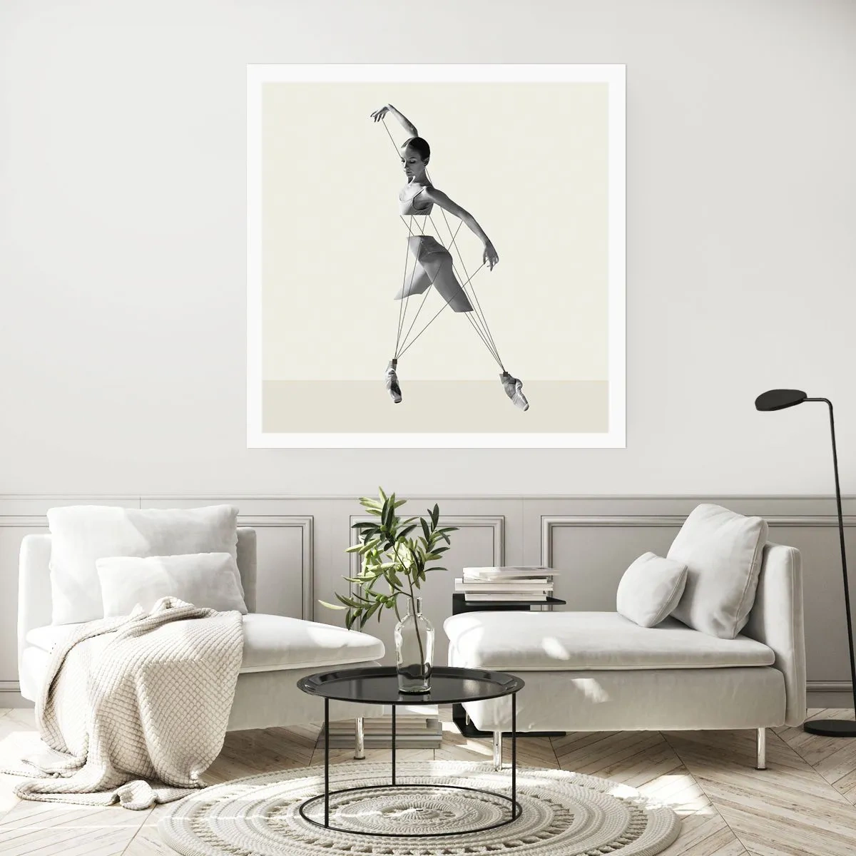 Affisch - I världens teater - 40x40 cm