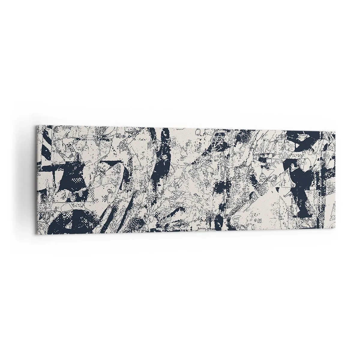 Canvastavla - Bild på duk - Motsatsernas interpenetration - 160x50 cm