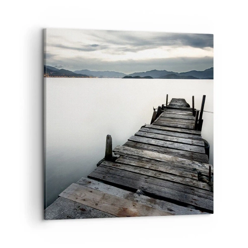 Canvastavla - Bild på duk - Doppa sig i lugnet - 50x50 cm