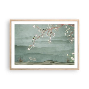 Affisch i ram av ljusek - Vår, ah, det är du - 70x50 cm