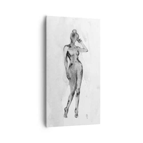 Canvastavla - Bild på duk - En studie om kvinnlighetens perfektion - 55x100 cm