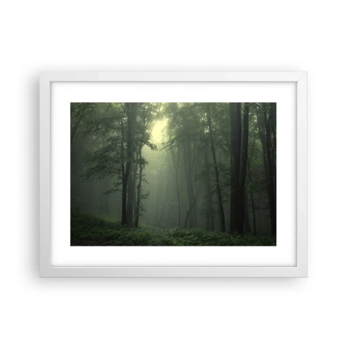 Affisch i vit ram - Innan skogen vaknar - 40x30 cm