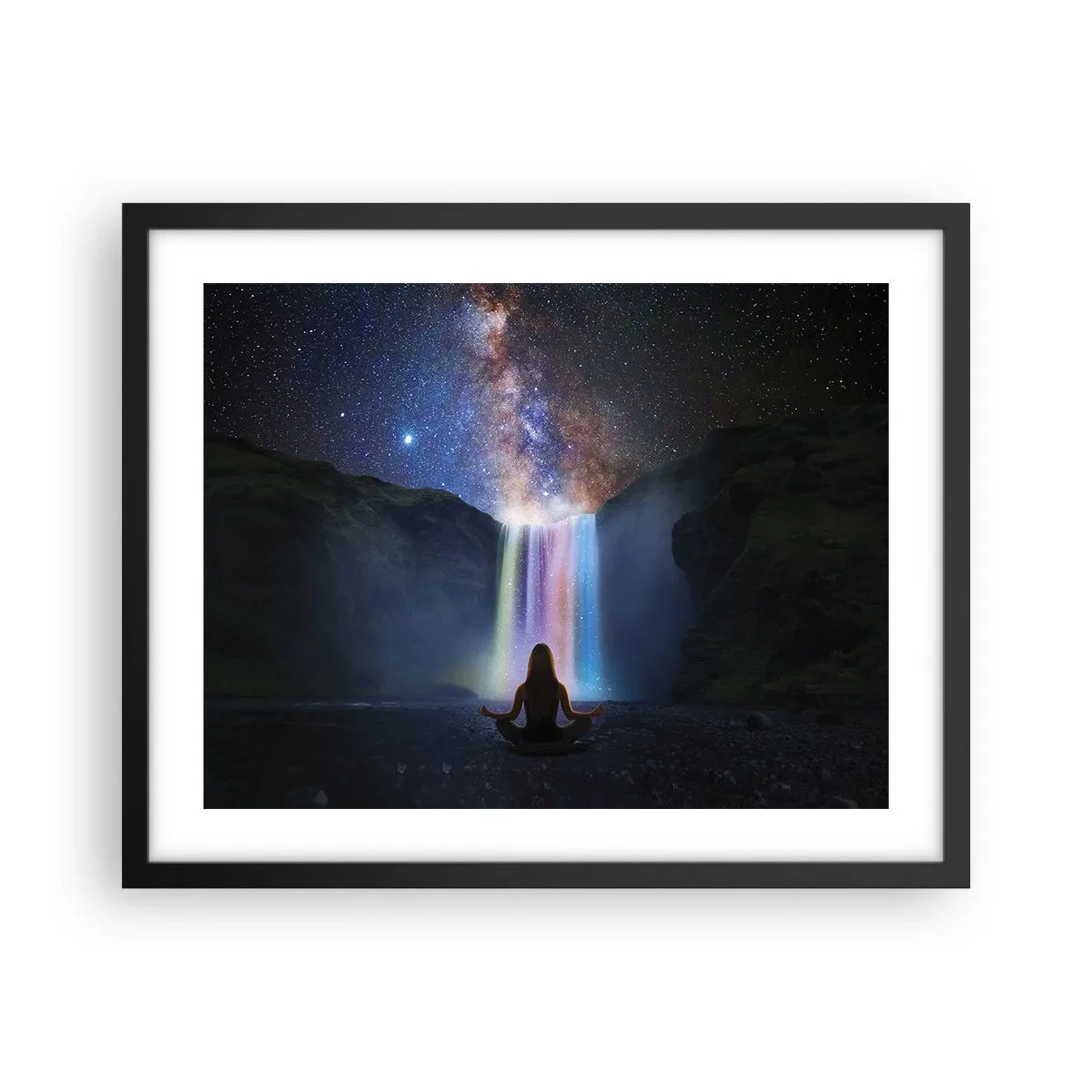 Affisch i svart ram - Absolut harmoni - 50x40 cm