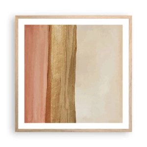 Affisch i ram av ljusek - Vertikal komposition - 60x60 cm