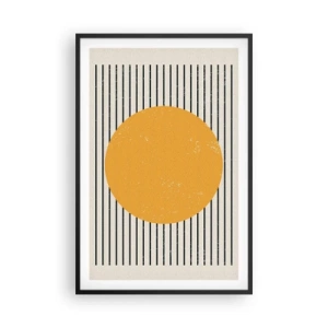 Affisch i svart ram - Enkelhetens kraft - 61x91 cm