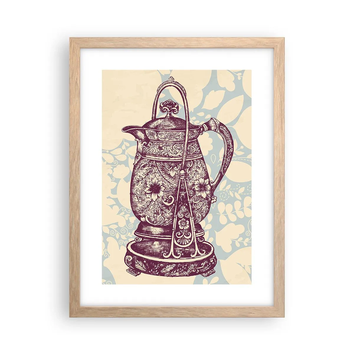 Affisch i ram av ljusek - Skönhet av det vardagliga livet - 30x40 cm