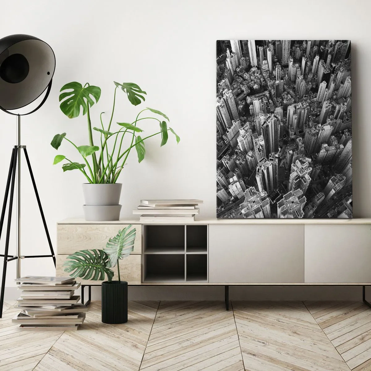 Canvastavla - Bild på duk - Hela tiden högre och högre - 50x70 cm