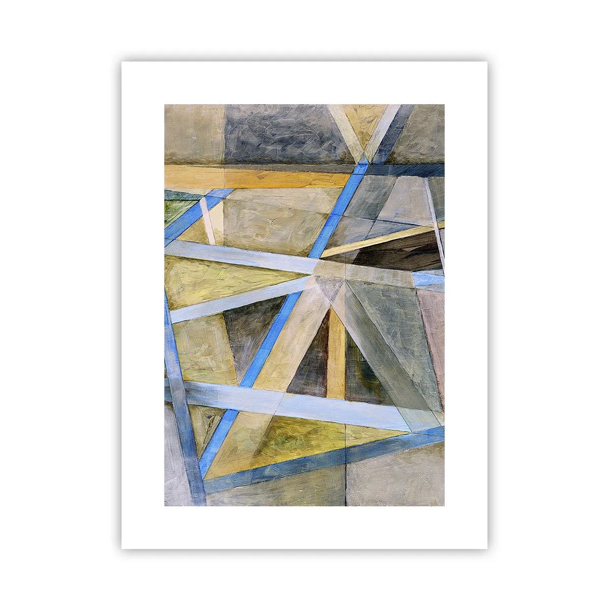 Affisch - Rakt fram eller diagonalt? - 30x40 cm