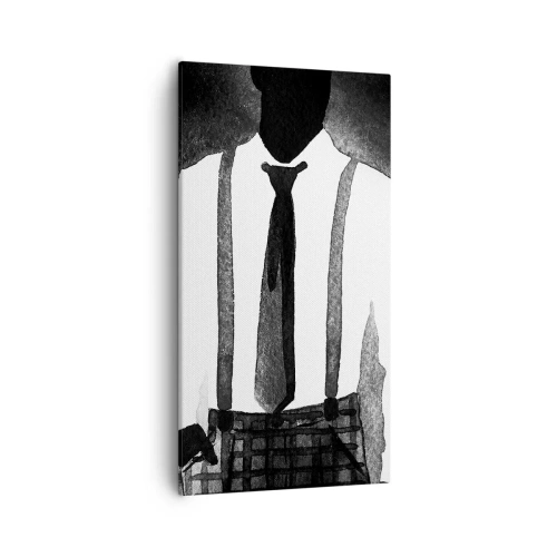 Canvastavla - Bild på duk - Noir stämning - 55x100 cm