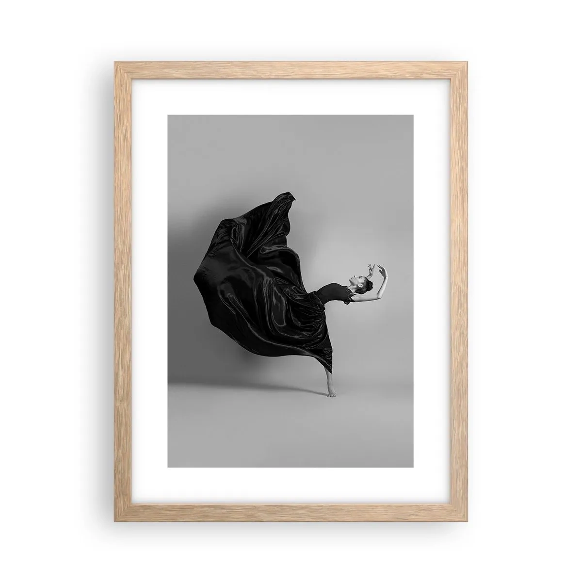 Affisch i ram av ljusek - Bevingad av musiken - 30x40 cm