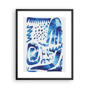 Affisch i svart ram - Tillbaka till rötterna - 40x50 cm