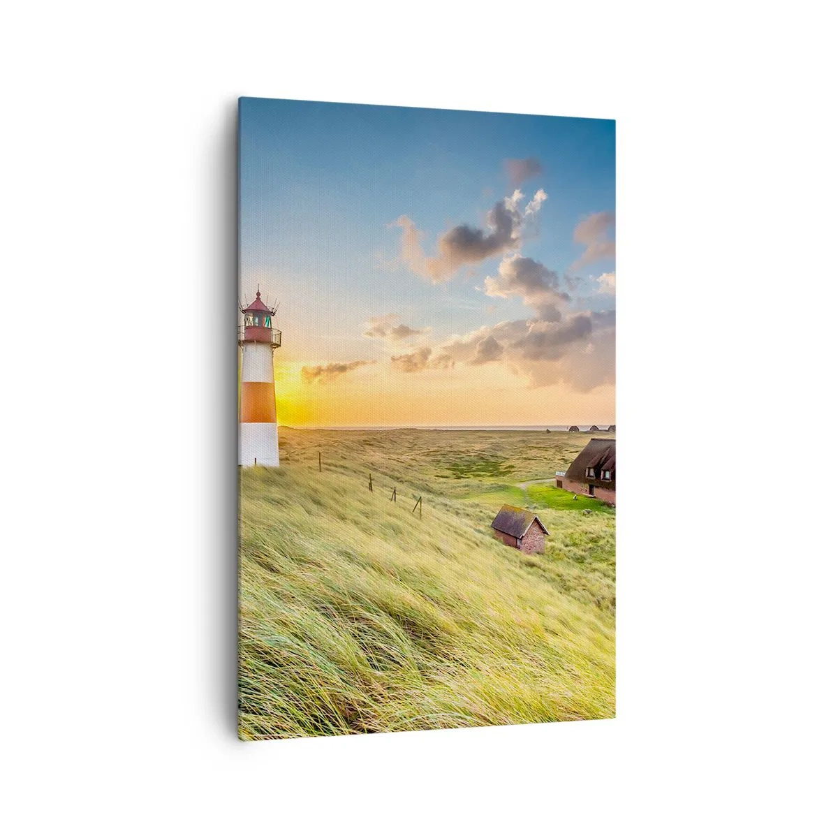 Canvastavla - Bild på duk - Mellan vågorna - 80x120 cm