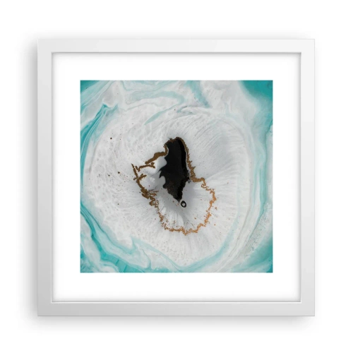 Affisch i vit ram - Att tränga in - 30x30 cm