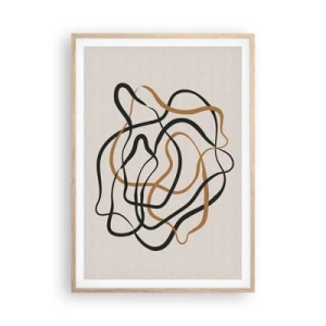 Affisch i ram av ljusek - Allt har gått fel - 70x100 cm