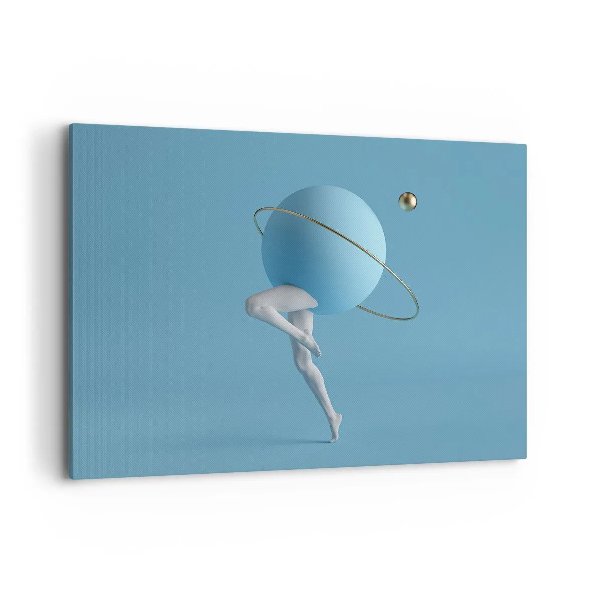 Canvastavla - Bild på duk - Och planeterna blir galna - 100x70 cm