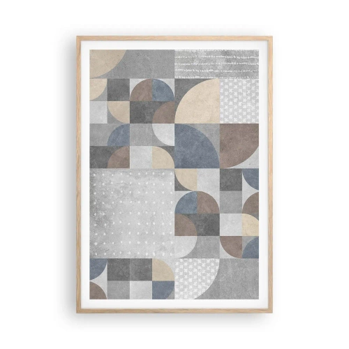 Affisch i ram av ljusek - Keramisk fantasi - 70x100 cm