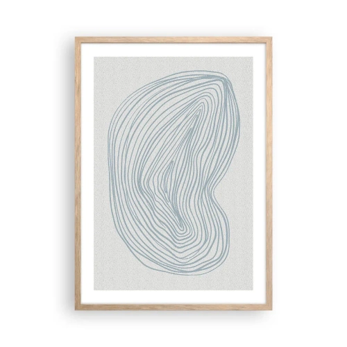 Affisch i ram av ljusek - Droppens leende - 50x70 cm